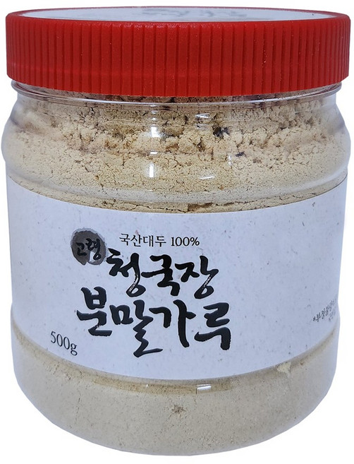 국산 콩 100% 청국장 가루 분말 냄새없는 청국장분말가루, 1개, 500g