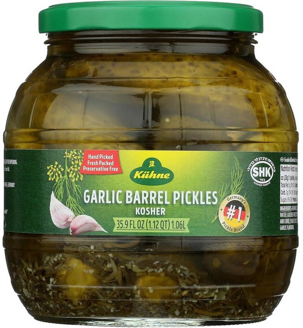 Gundelsheim 퀴네 배럴 피클 갈릭 1.02kg, 1개