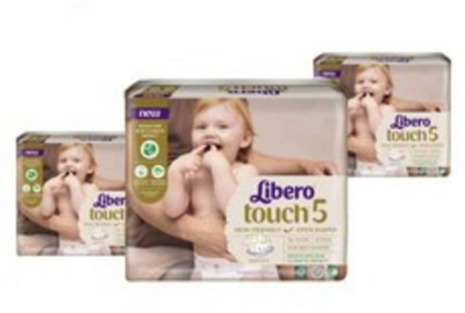 리베로 터치 기저귀 대형 5단계(10~14kg), 5단계, 210매