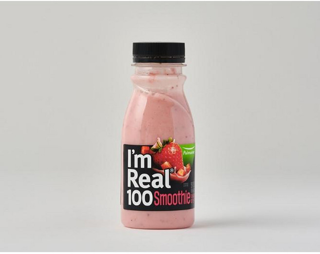 풀무원 아임리얼 100 딸기 스무디 500ml 2개