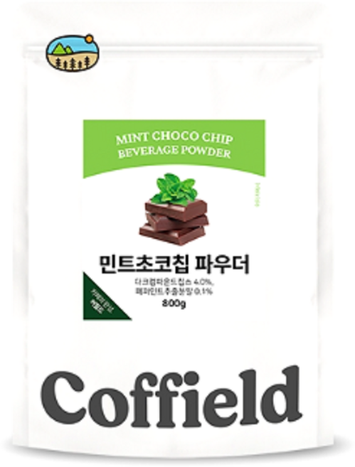 커필드 민트초코칩 파우더, 1개입, 800mg, 5개