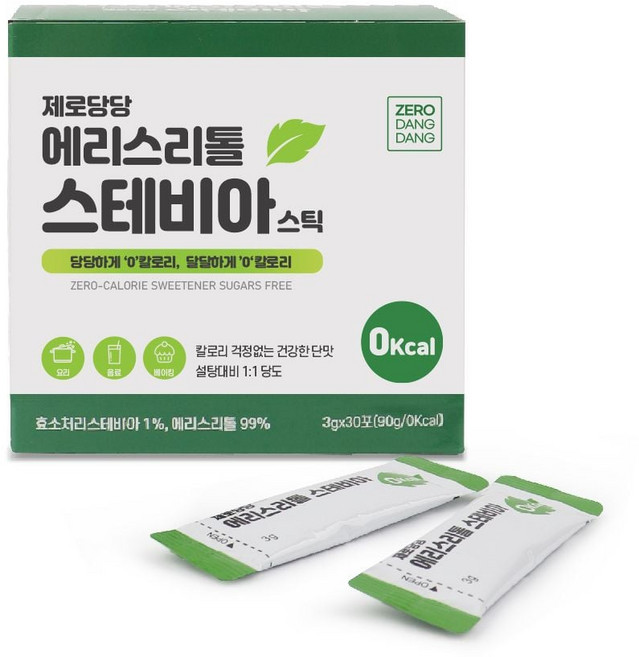 에리스리톨 스테비아 분말 스틱형 30포