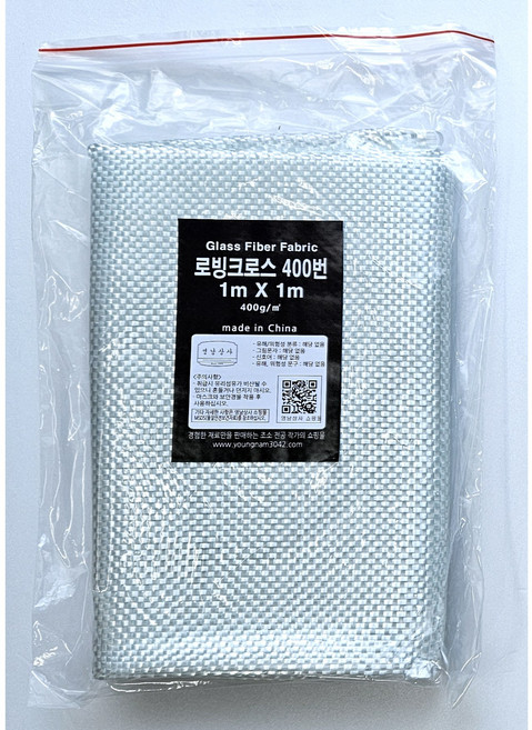 로빙크로스 400번 1m X 1m / 화이바글라스 유리섬유, 1개
