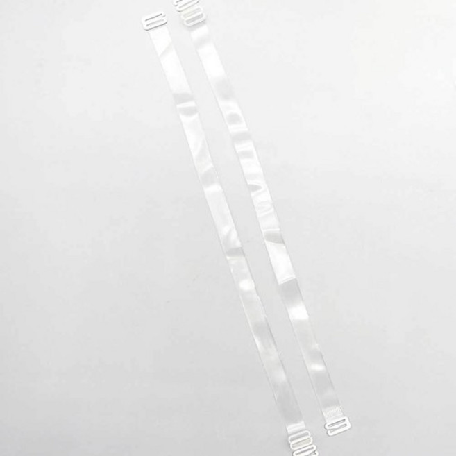 반투명 누드 브라끈 1.5cm 반투명스트랩 속옷 끈 오프숄더 반투명끈 반투명어깨끈