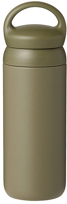 日本KINTO 提式輕巧保溫瓶 共8色 隨身杯 保溫杯 保溫保冷, 灰綠, 500L, 1個