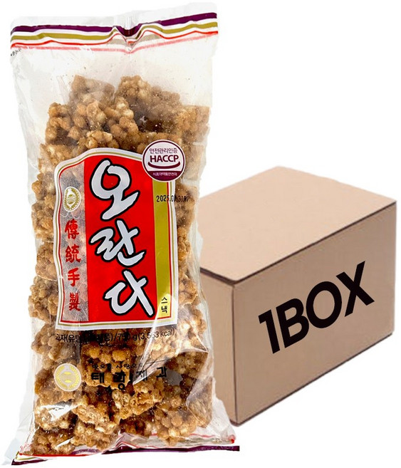 태광제과 옛날과자 오란다750gx6개(1BOX), 6개, 750g
