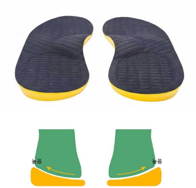 오다리 O다리 X다리 인솔 깔창 팔자걸음, O형 그레이