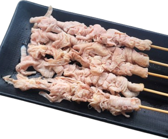 [공장직송]푸드트럭 닭발꼬치 업소용 수제 무뼈 닭발 대량 도매 +핫소스, 20개