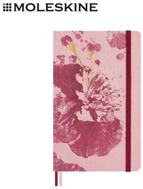 MOLESKINE 櫻花系列限量 筆記本 L型 空白, 1個, 白色