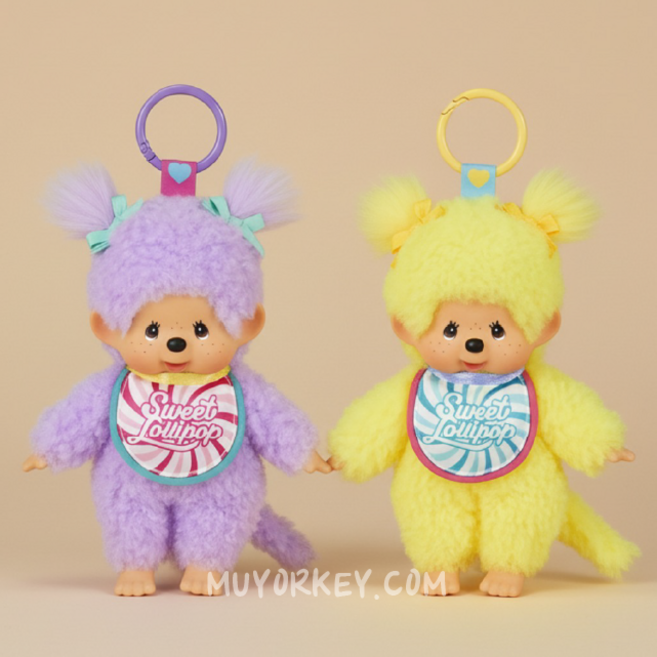 일본 정품 몬치치 스위트 롤리팝 인형키링