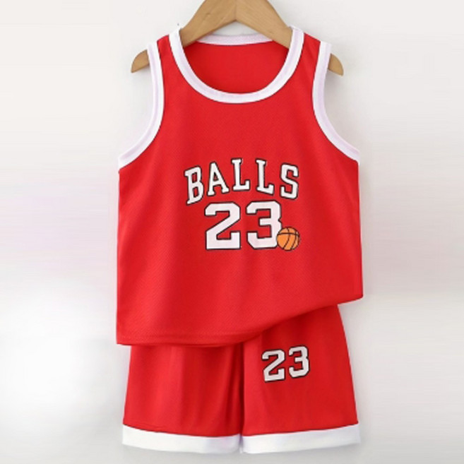키즈 남아 초등 반바지 여름옷 반팔 세트 여름 트레이이복 농구복 스타일 키즈