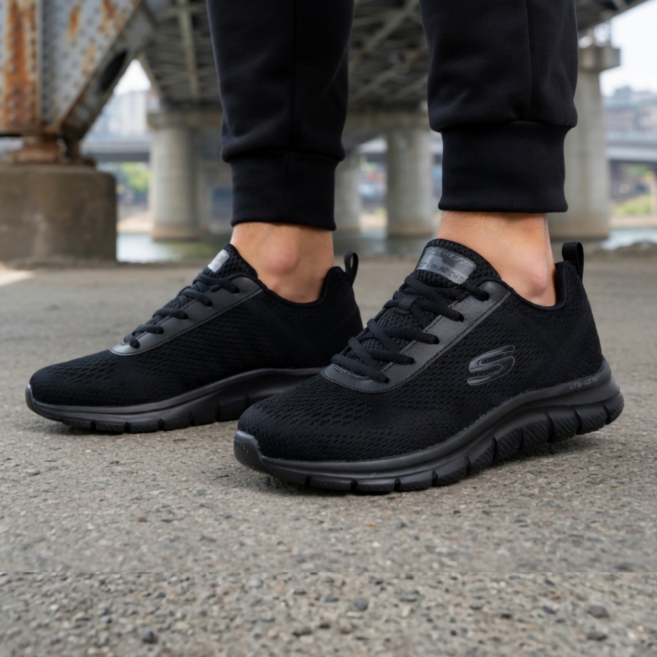 [국내매장정품] 스케쳐스 남성 운동화 운동 헬스 런닝 하이킹 이월상품 메모리폼 트레킹화
