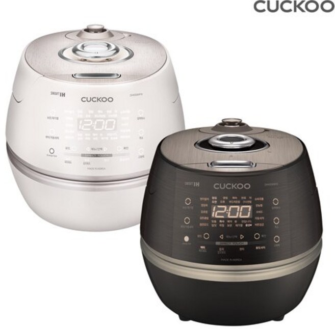 쿠쿠 메탈릭에코 올스테인리스 IH 압력밥솥 6인용 P-DHAS069FW/FB, 화이트