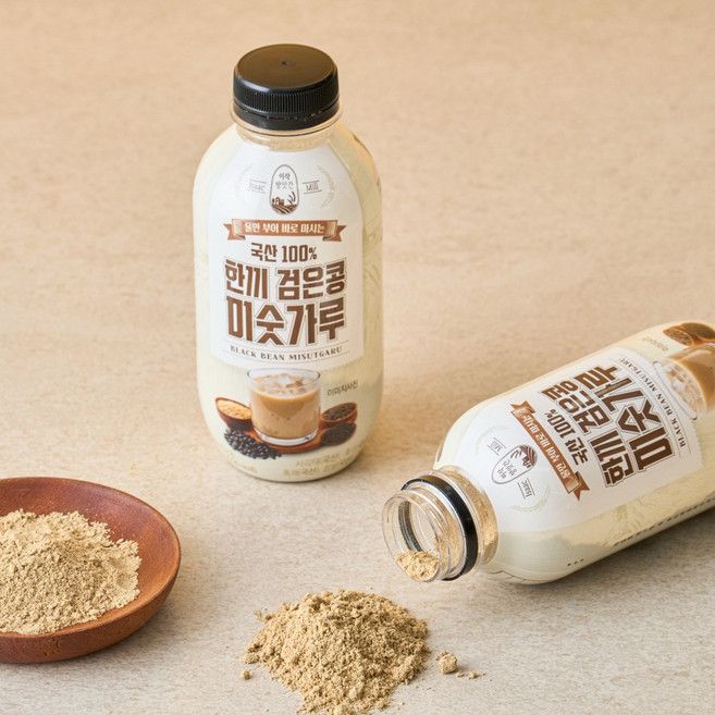 이삭방앗간 국산 검은콩 한끼선식 미숫가루, 8개, 65g