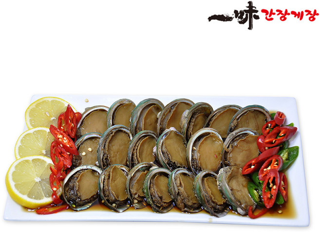 45년 전통 한춘상 일미 전복장 간장게장 15미 30미, 일미 전복장 1kg, 1kg, 1개