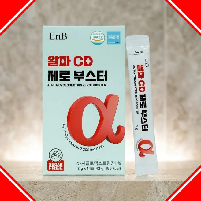 EnB 알파시디 제로 덱스트린 단기간다이어트, 4박스, 14회분