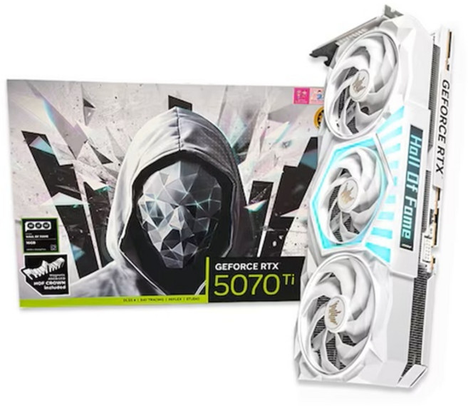 [GALAX] GALAX 지포스 RTX 5070 Ti HOF GAMING D7 16GB, GALAX RTX 5070 Ti