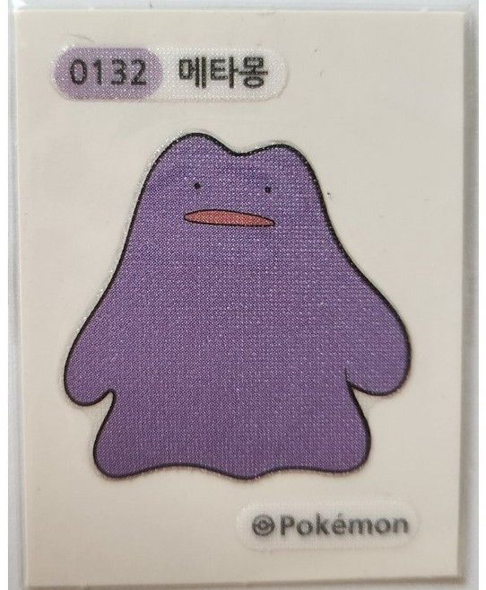 포켓몬빵 띠부씰 132 메타몽, 1개