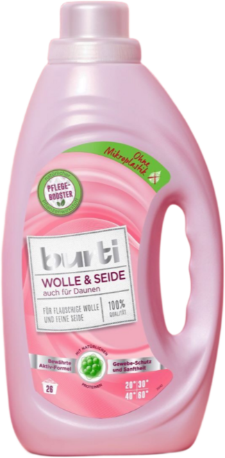 버티 울 실크 중성 액체 독일 세탁세제 일반드럼 겸용, 1개, 1.45L