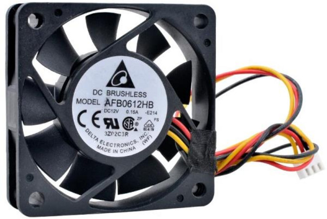 AFB0612HB 6cm 60mm 팬 60x60x15mm DC12V 0.15A 전원 공급 장치 용 3 선 냉각, 한개옵션0, 1개
