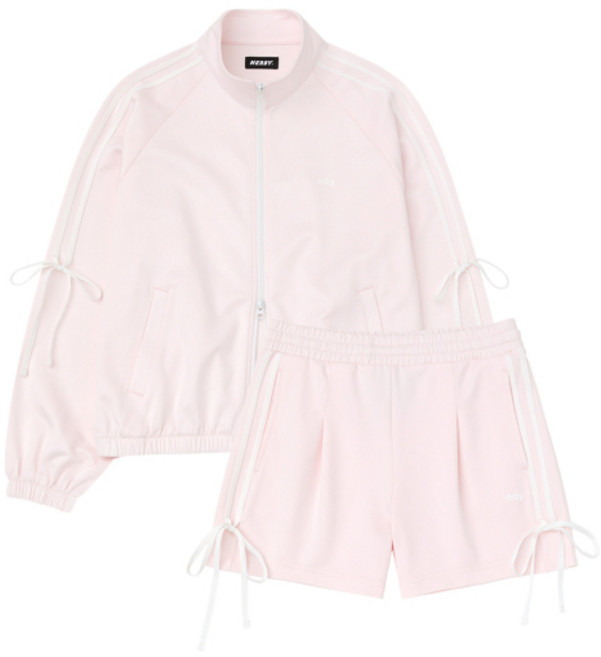 널디 NDY 리본 타이 트랙 세트 페일핑크 PNES26TR1068SET 377544