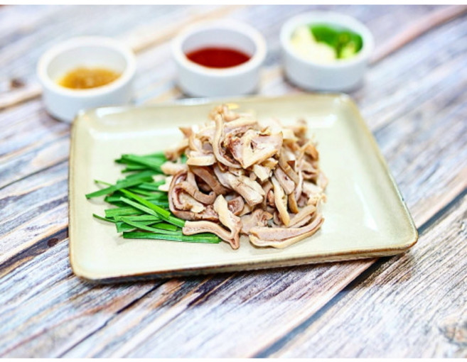 국내산 삶은 오소리슬라이스1kg 돼지내장 부속재료 국밥재료 수육, 1개, 1kg, 오소리슬라이스