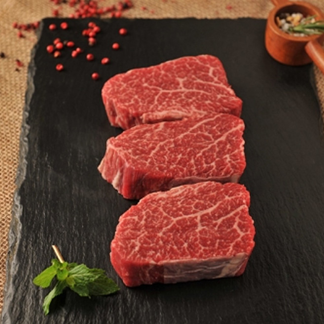 (주)가천린포크 한우안심 500g(스테이크용), 2cm, 1등급