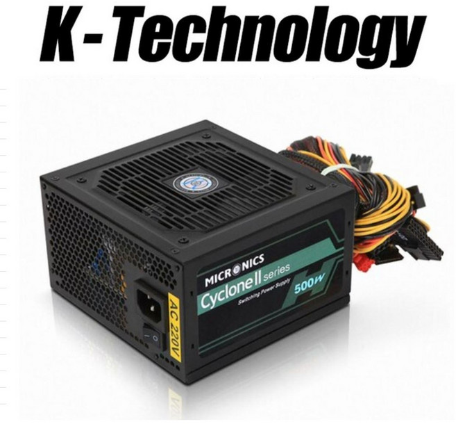 중고파워 서플라이 ATX 500W 랜덤출고[FSP 수퍼플라워 잘만 등], 마이크로닉스 싸이클론2 , 500W