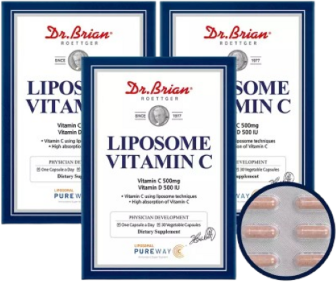 닥터브라이언 리포좀 비타민C 30캡슐, 3개, 30