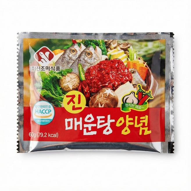 진조미 진 매운탕양념, 40개, 60g