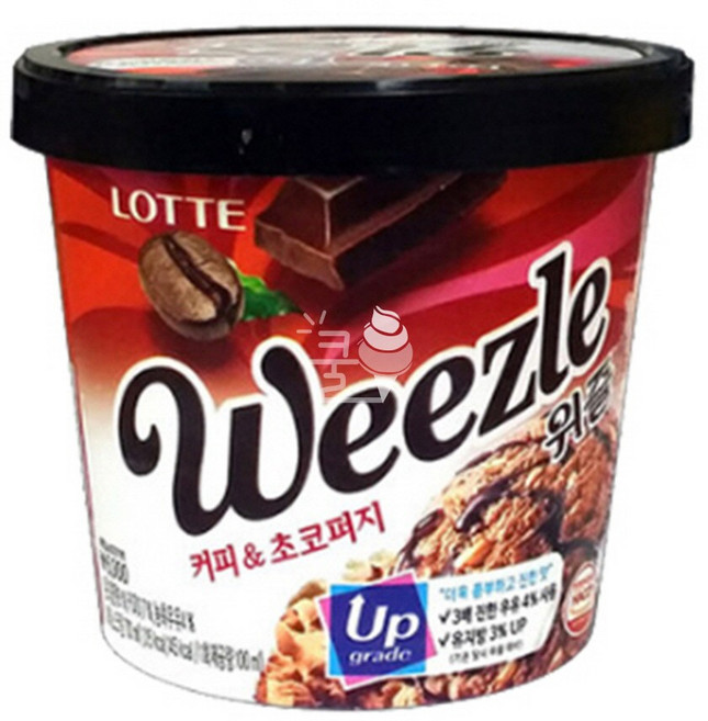 달쿨 퍼먹는아이스크림 위즐 커피&초코퍼지, 1개, 660ml