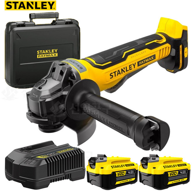스탠리 충전 그라인더 5인치 SBG700M2K 20V MAX 4.0Ah