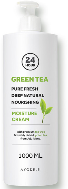아요델 그린티 퓨어 프레쉬 모이스춰 크림, 1L, 1개