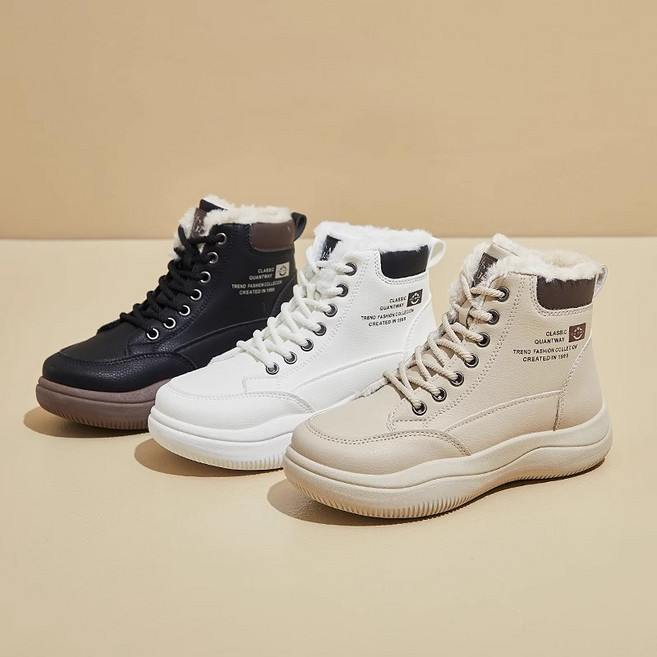 ZAJA기모 워커여성 앵클 부츠겨울 앵클부츠 워머방수방설방한