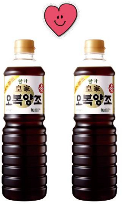 오복식품 황가 양조간장, 900ml, 3개