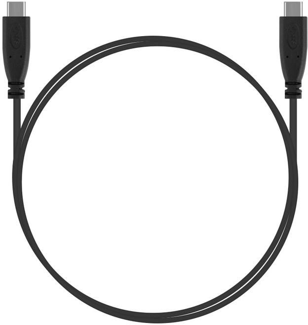 이지넷 NEXT-1693U3-CC (0.5m) USB3.1 CtoC 타입 충전 케이블, 0.5m, 블랙, 1개