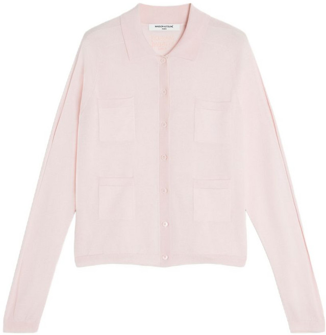 메종키츠네 patch-pocket cardigan