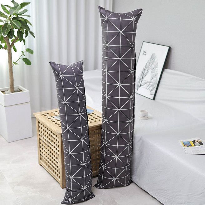 솜빵빵 롱 쿠션 바디필로우 ( 솜포함 )( 대형 ) 150X35 사이즈, 다크차콜, 바디필로우 (솜포함)(대형), 체스