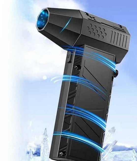 초강력 미니 에어건 제트건 X3PRO 터보팬 에어 크로스건, X6 6000mAh+C타입선