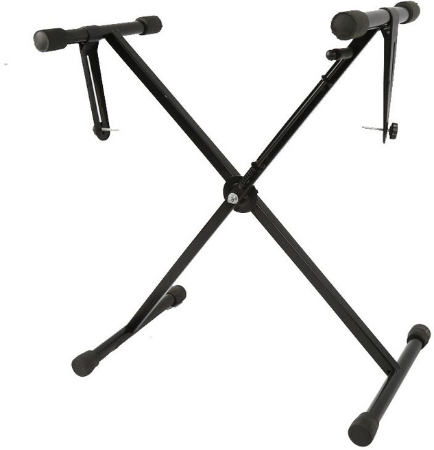 전자피아노 거문고 거치대 싱글 소형 스탠드 받침대 가야금 튜브, [01] 1. 단일 파이프 소형 X형