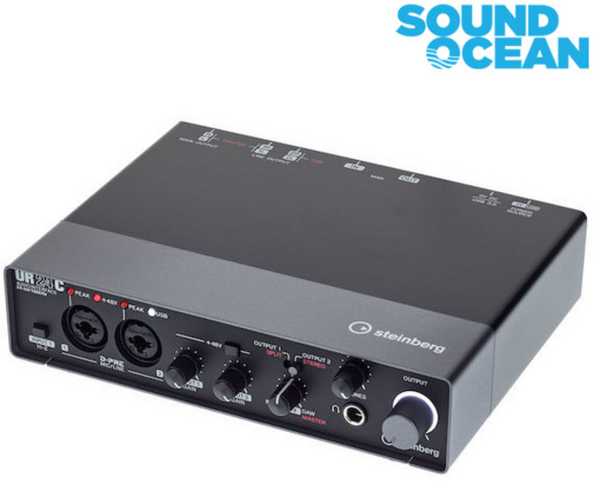 스테인버그 USB 오디오 인터페이스, UR24C, 혼합색상