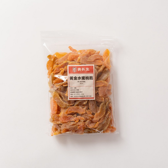 黃長生 黃金水蜜桃乾 600G, 300G, 300g