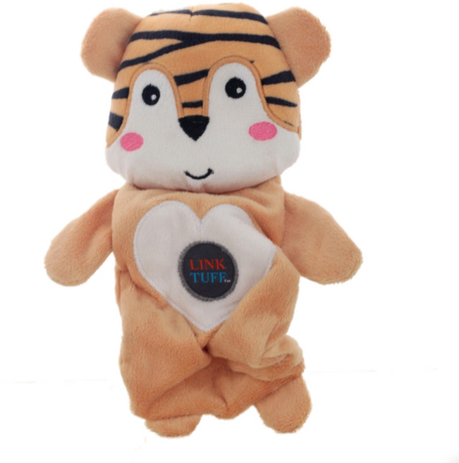 멍케어 강아지 장난감 캔디 반려견 애착인형, 1개, 호랑이