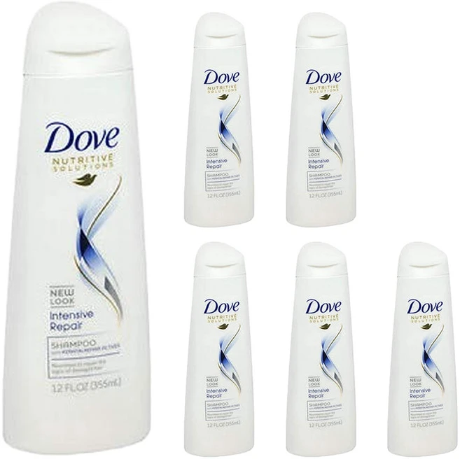 도브 인텐시브 리페어 샴푸, 355ml, 6개 - 쿠팡