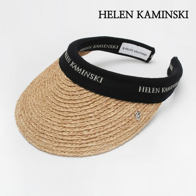 [정품] 마리나 썬캡 밀짚 모자 내추럴 블랙 바이저햇 HAT50318-NTBL