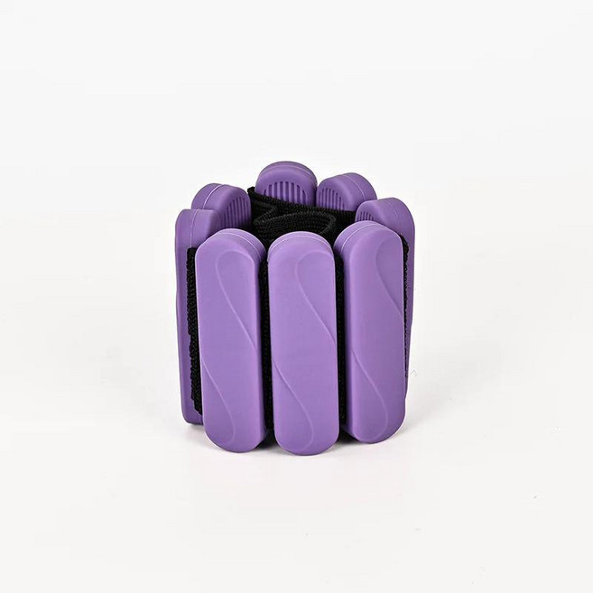 역중량 운동 밴드 조절 중력 발목 손목 다리 스트랩 요가 훈련 장비 스포츠 팬, 1g, 25. 보라색 2파운드/쌍 [개당 약 450g X 2개