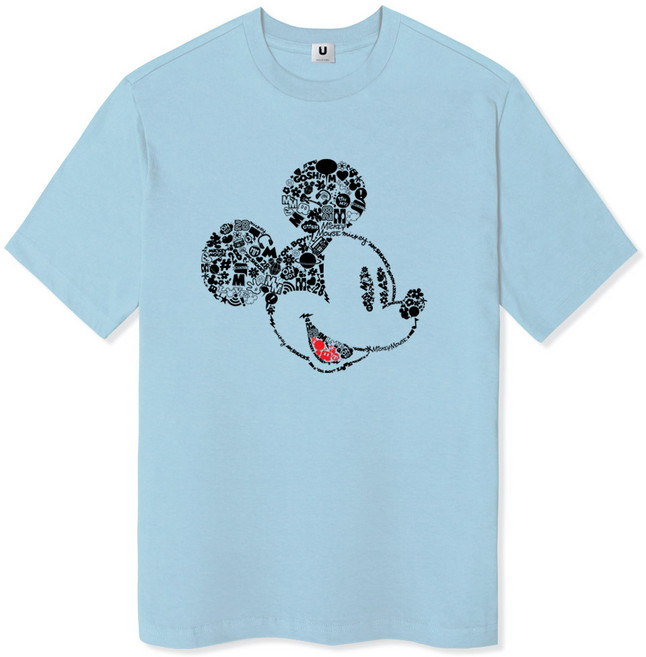 일루소 디즈니 이모티콘 미키 반팔티