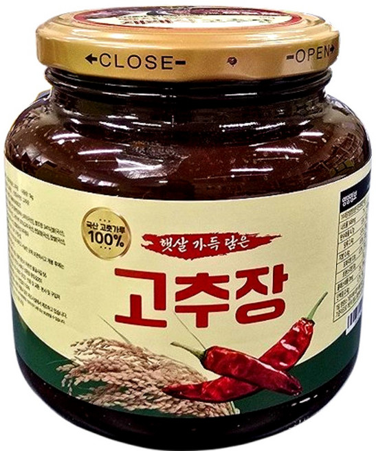 들꽃팜 맵지않은 재래식 국산 고추장 1kg, 1개