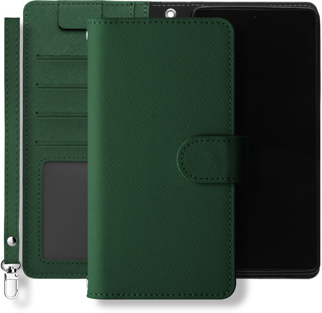 갤럭시S10 5G 레아 천연 소가죽 스트랩 다이어리 휴대폰 지갑 케이스 G977