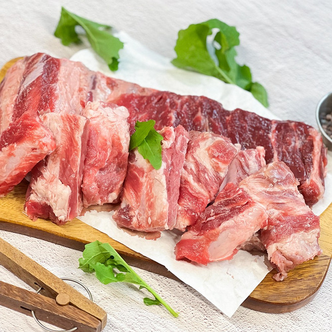 하라네 한돈 돼지 등갈비 국내산 쪽갈비 냉동, 1개, 1kg